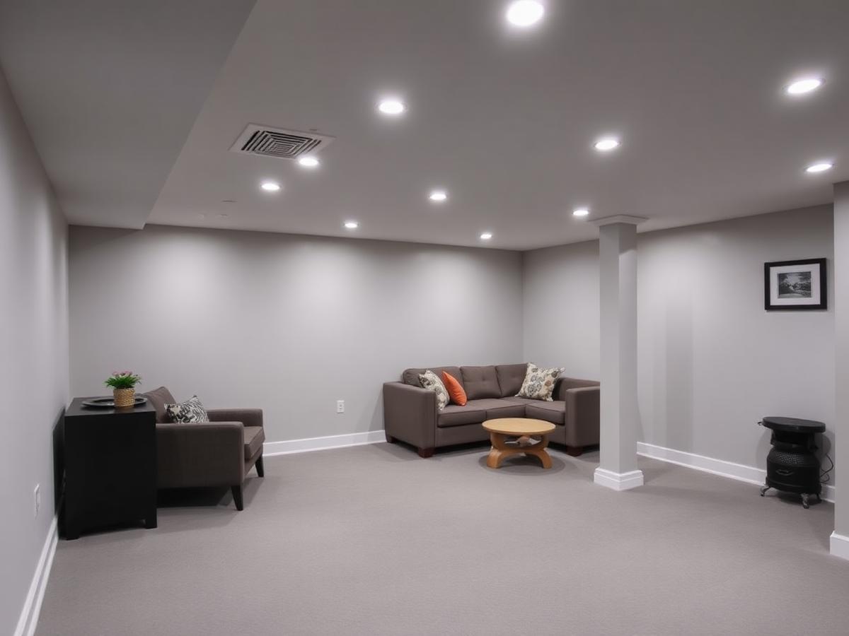 Finished basement