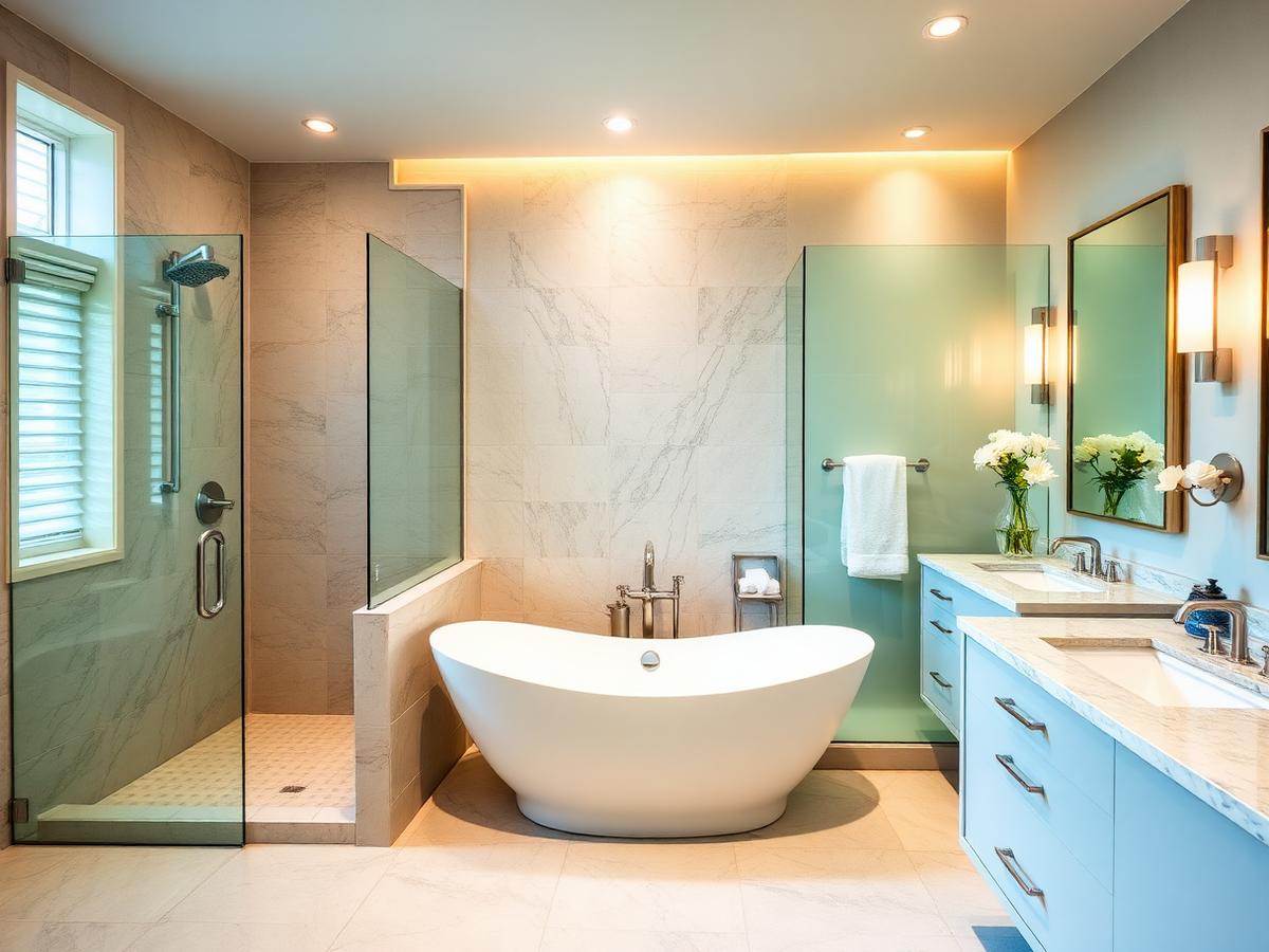 Luxury bathroom remodel